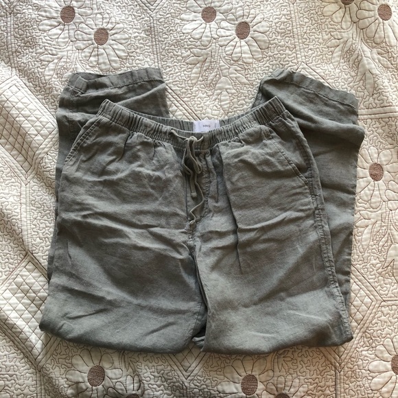 MANGO Linen Pants - Picture 1 of 9
